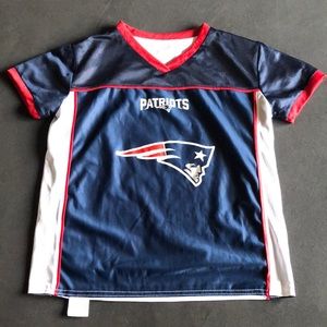 Reversible New England Patriots Flag Football Jersey